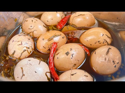 A recipe of   Tea eggs