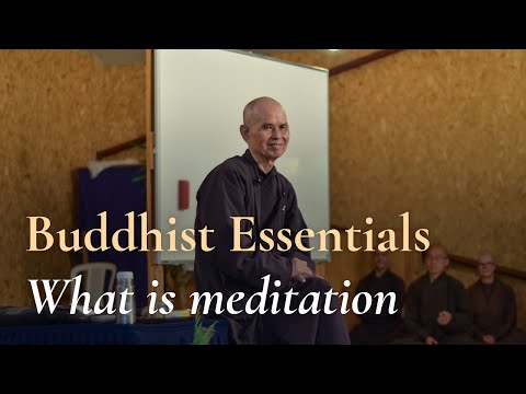 Thich Nhat Hanh on Buddhist Essentials: What is Meditation