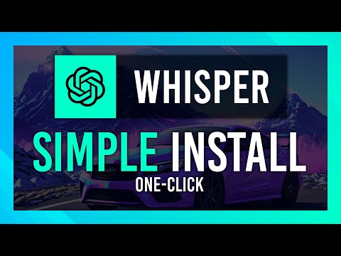 One-Click Whisper Install | Windows Install Script | Simple, Updated