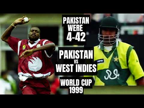 Shoaib Akhtar Super Fast & Wasim Akram's Top Batting | Chanderpaul Fights Back WC 1999 | Pak vs WI