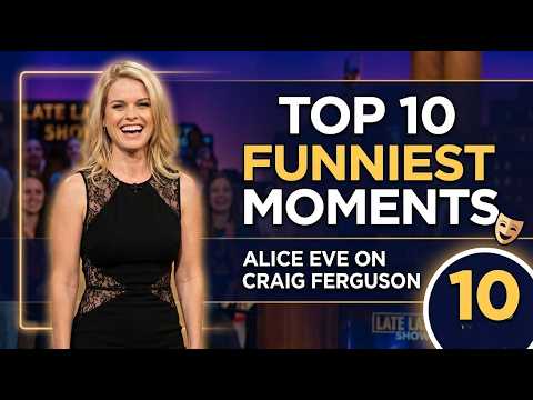 Top 10 Funniest Alice Eve Moments on Craig Ferguson.