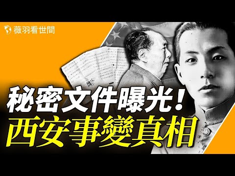 他是民族的罪人嗎?秘密文件在美國拍賣,曝光西安事變真相,張學良是共產黨員!|薇羽看世間 第811期
