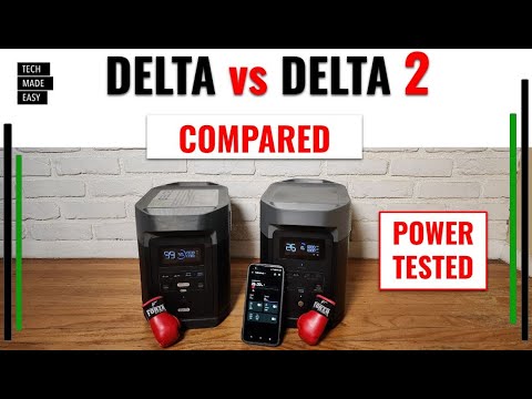 EcoFlow DELTA vs DELTA 2 Compared plus Power Test