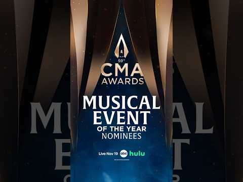 Congratulations to the #CMAawards Musical Event of the Year nominees 🤩