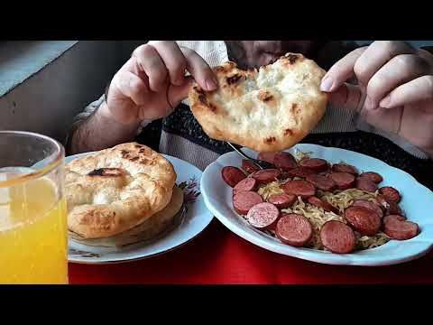 ASMR Noodles with Sausage and Mekici | ASMR Bulgaria