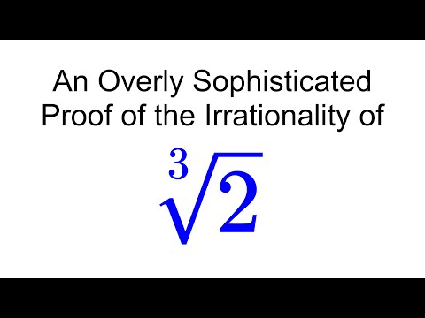 An Overly Sophisticated Proof of a Disproportionately Simple Fact