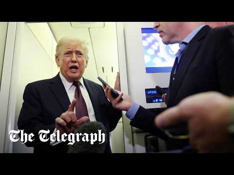 Live: Trump speaks about Iran crisis