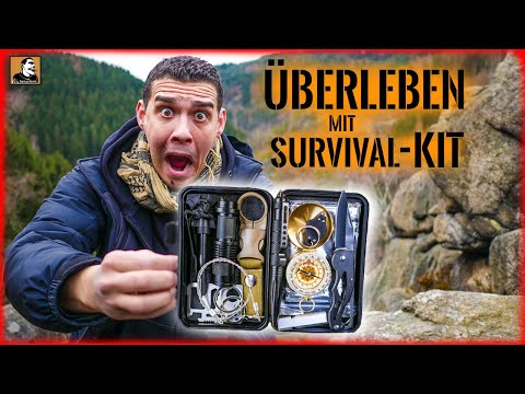 Mit 14€ Survival Kit 24H ÜBERLEBEN | Die GÜNSTIGSTE Ausrüstung im Internet | TEST | Survival Mattin