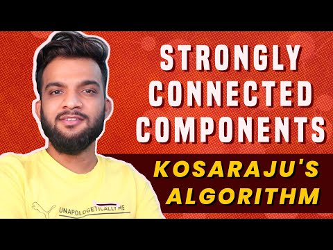 G-54. Strongly Connected Components - Kosaraju's Algorithm