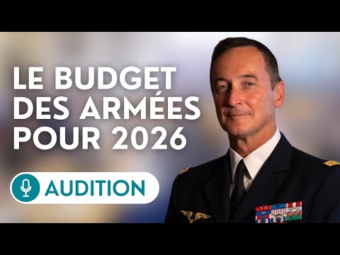 🔴 Audition de Fabien Mandon, chef d’état-major des Armées, sur le Budget 2026