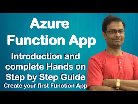 Azure Function App | Overview | Create Your First Function App | Serverless Function | Hands On