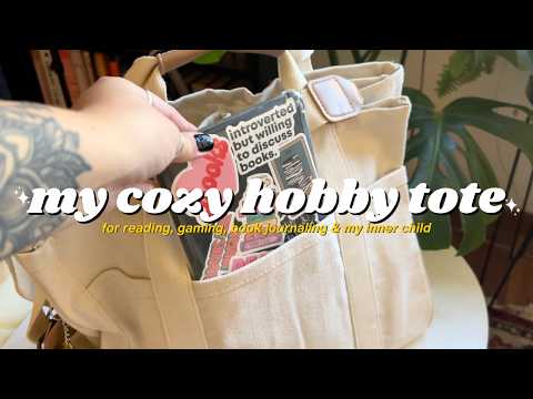 what's in my house purse for reading, gaming and cozy hobbies ✨📚🌙