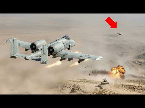U.S. Female Pilot Tests New A-10 with a Powerful 30mm Gun That Shocks the World
