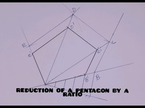 How to reduce a pentagon by a ratio| DIRECT METHOD