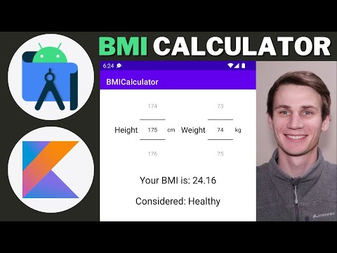 Beginner Kotlin Android Studio Project - BMI Calculator Tutorial