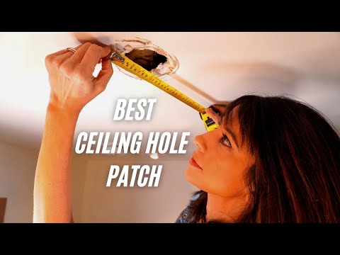 Drywall Repair: The BEST Ceiling Hole Patch Is...