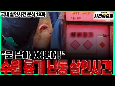 [국내 살인사건 분석 18화] - 수원 흉기 난동 살인사건