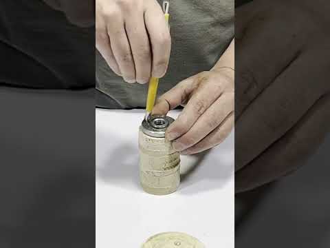Making conical sandpaper#shorts #creativeideasmaker #diy #creativeideas