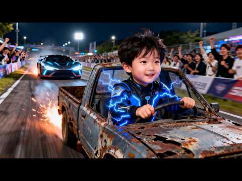 😥คนทั้งมืองหัวเราะเด็กขอ 5 ขวบ ที่แท้เทพรถยนต์ ใช้รถเก่าหมดสภาพ เอาชนะซูเปอร์คาร์😲🏎!