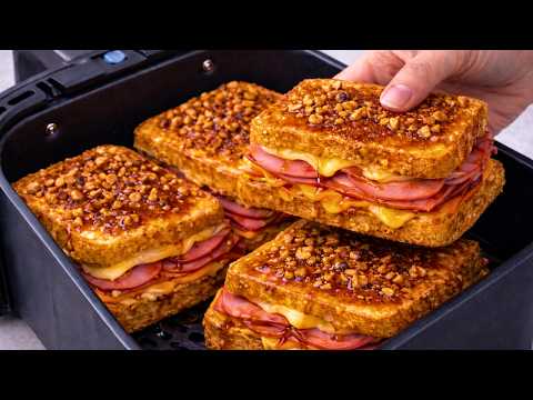 Viral Air Fryer French Toast Breakfast Sandwich in Just 10 Minutes!
