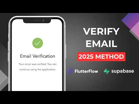 You NEED to know this Email Verification Trick with FlutterFlow and Supabase (2025)