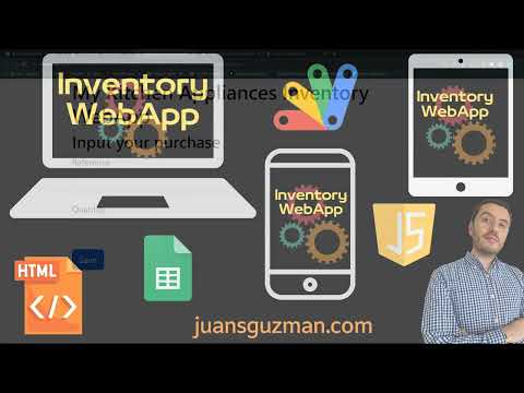 Create an INVENTORY Web App with Google Sheets & Apps Script 🚀