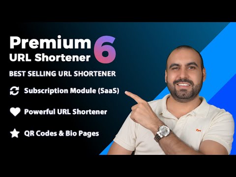 SAAS Link Shortener, Bio Pages & QR Code PHP script - Premium URL