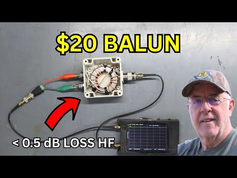 Build the BEST 1:1 Choke Balun for ZS6BKW (or ANY Dipole) – 6+1 Turns