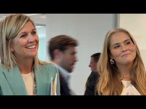 Op hoge hakken door Washington - Amalia en Máxima bezoeken Wereldbank