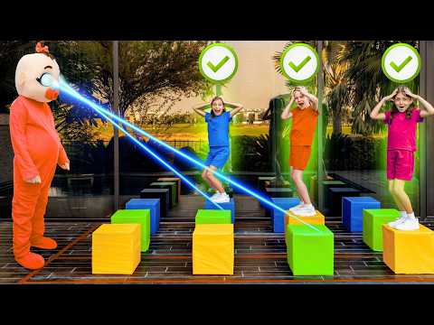 아이들 VS 거대한 인형! Red Light Green Light🚦