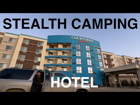 Hotel Parking Lot Stealth Camping