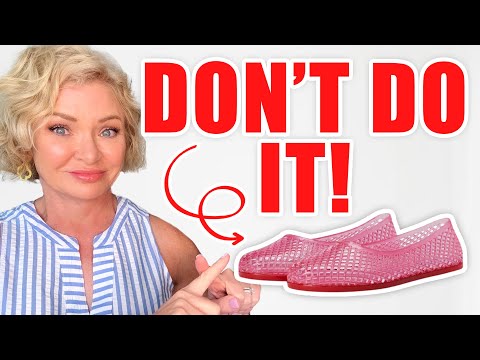 ⛔Don't Wear These Summer 2025 Shoe Trends If You're Over 50!