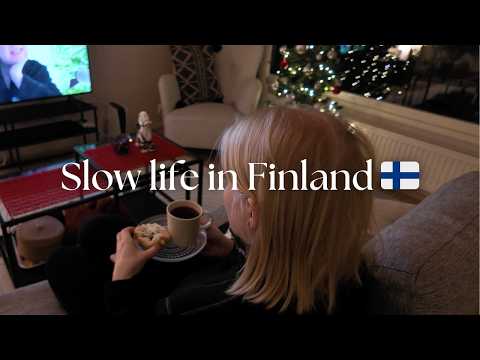 Silent & Cozy Vlog 🎄 Nordic Christmas 🎄 Traditional Christmas Meal, Gift Wrapping, Winter Walk