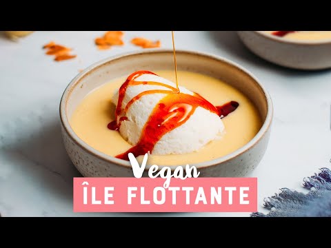 Vegan Île Flottante (Egg-free & Dairy-free!)