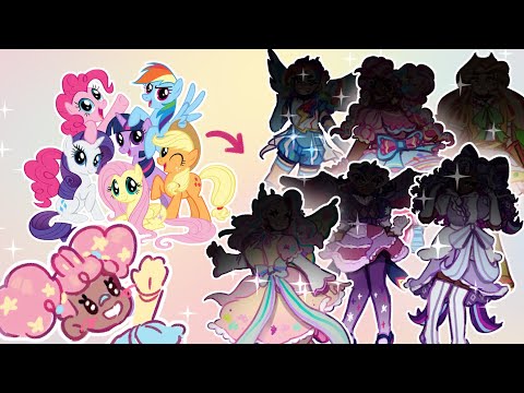 My Little Pony as MAGICAL GIRLS (Timelapse + Commentary)