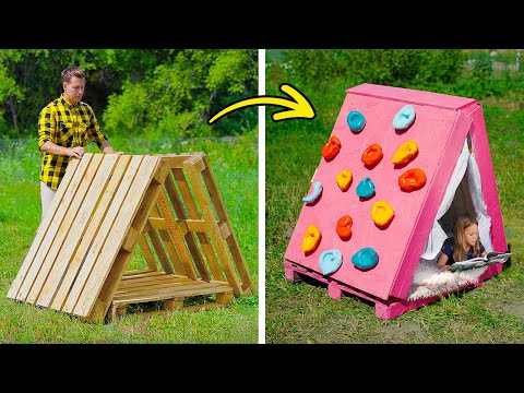 AWESOME DIY PALLET FURNITURE HACKS! 🏡 Upgrade Your Backyard For Cheap! 💸