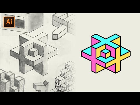 3D Isometric Illustration in Adobe Illustrator 2022