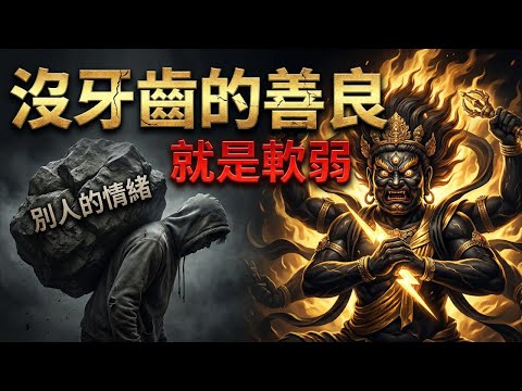 你的善良，必須長出牙齒！佛陀智慧：沒有「金剛怒目」，別談「菩薩低眉」| 軟弱 | 討好型人格 | 邊界感 | 金剛怒目 | 拒絕的藝術 | 人性真相 | 自我成長 | 心理學