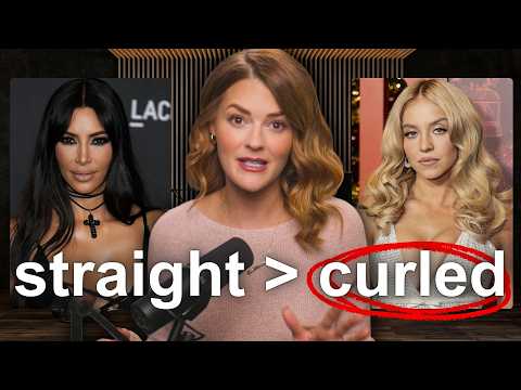 You're Wearing The WRONG Hairstyle For Your Features. Straight VS Curled Hair
