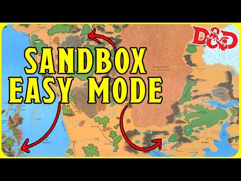 How to Run a Sandbox D&D Game with ZERO Prep!