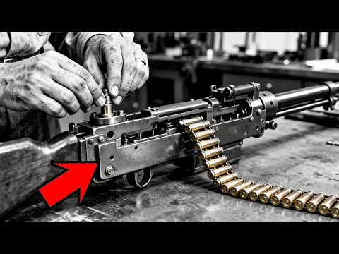 一名平民的「不可能」設計為美國創造了最快的機槍，每分鐘1207發，將軍們徹底震驚了...