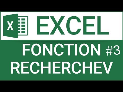 UTILISER LA FONCTION RECHERCHEV AVEC VALIDATION DES DONNEES