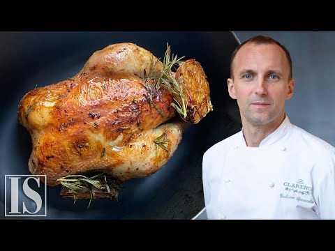 Roasted Chicken in a 2 Michelin star French restaurant with Giuliano Sperandio - "Le Clarence"