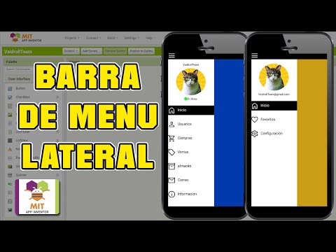 HOW TO CREATE A SIDE MENU BAR IN MIT APP INVENTOR 2