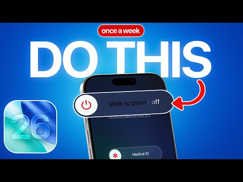 iOS 26 - DO THIS Once a Week on iPhone (Here’s Why)