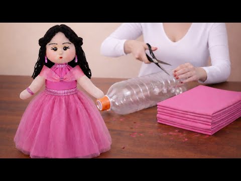 💥Bu Bebek Hiçbir Yerde Yok/😍Plastik Şişenin Harika Bir Bebeğe Dönüşümü 
