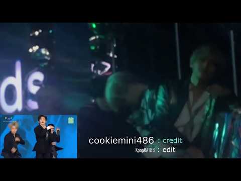 171202 BTS(방탄소년단) reaction to EXO(엑소) - Ko Ko Bob @MMA