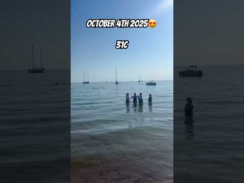 31C in October, Toronto Island Park #toronto