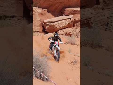 Grinding Stone Hard Enduro - Big drop from Ryder Leblond.