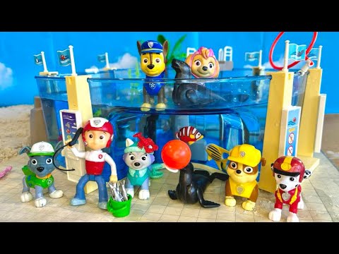 Paw Patrol SAVE Aquarium!! 😲🤪🤯🐶